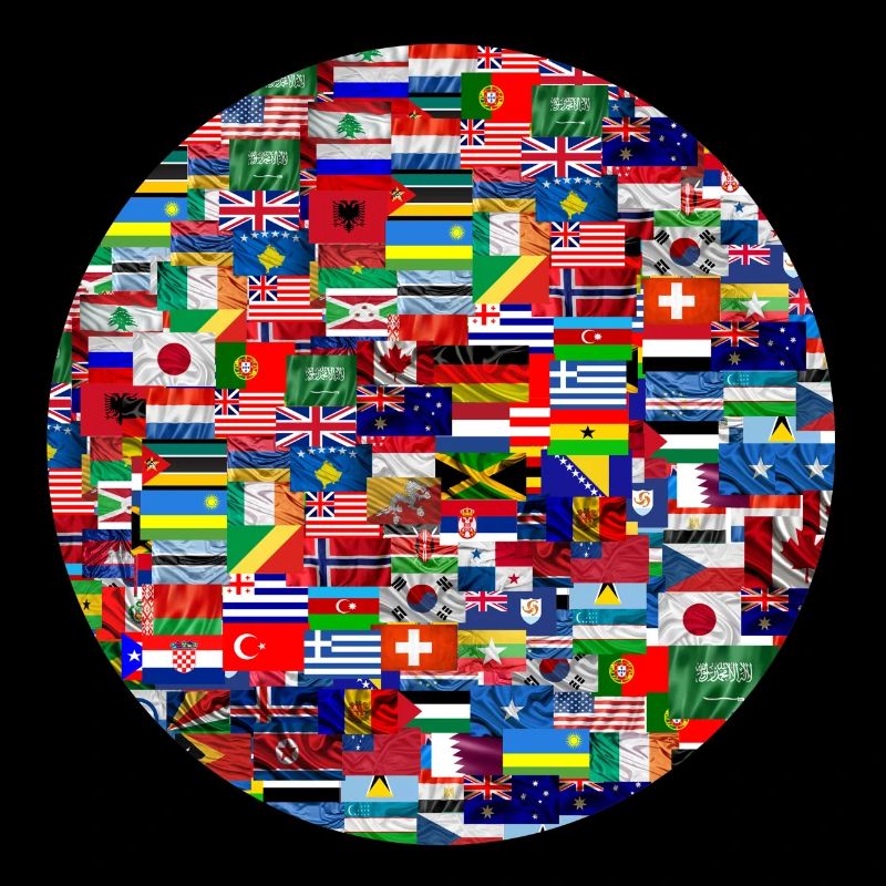 Drapeaux du monde entier