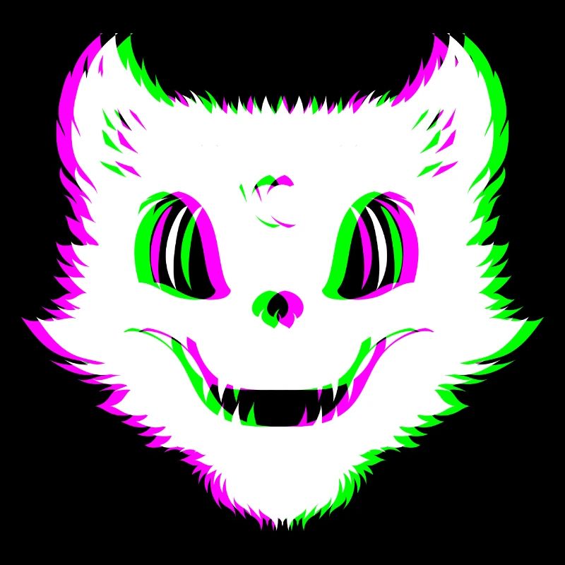Méchant chat Techno Rave Halloween Trip