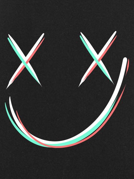 Smile with x eyes