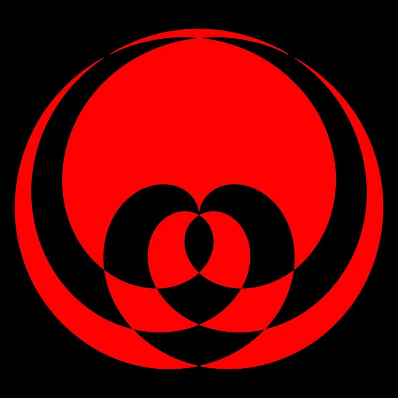 A heart in curve shape