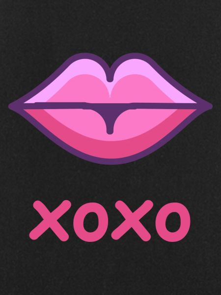 XOXO Bouche baiser