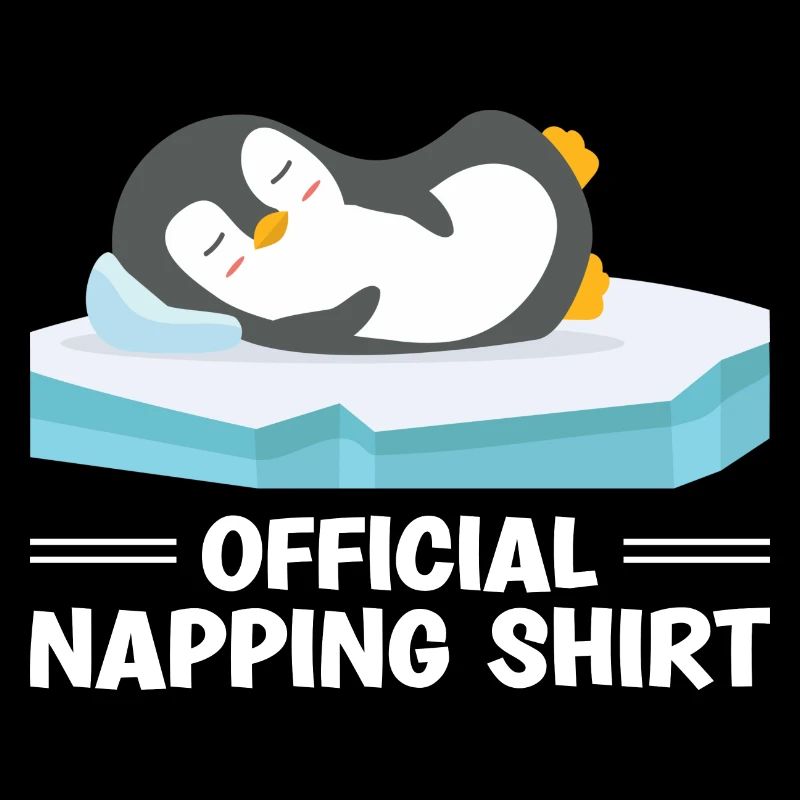 Sleeping Penguin Lover Cute Penguin Napping