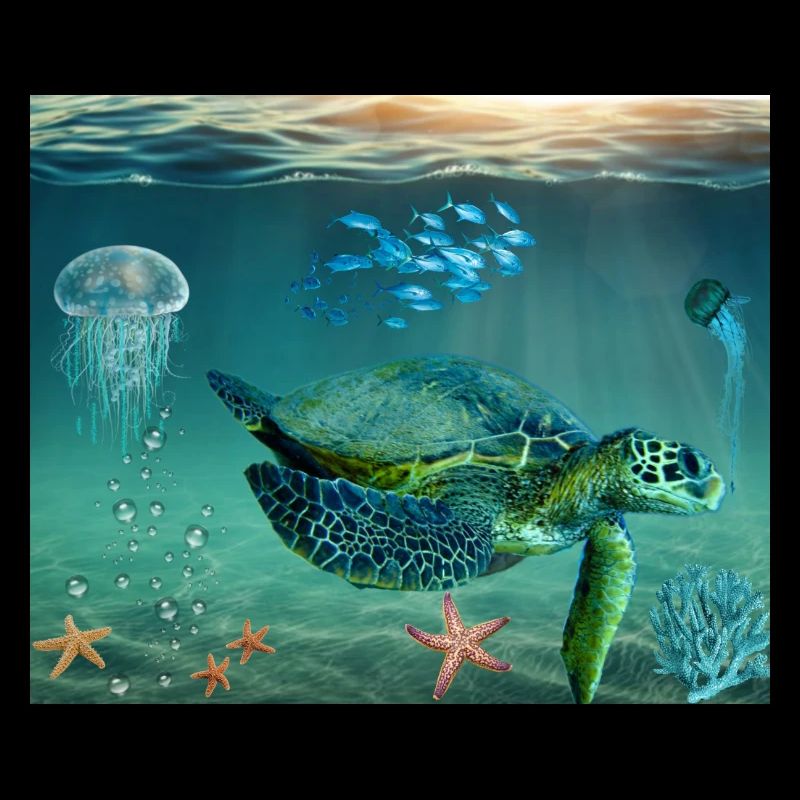 Schildkröte Meer Geschenk Geschenkidee