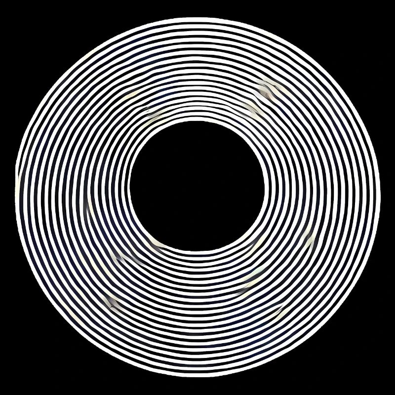 Conception minimaliste abstraite de lignes de cercle