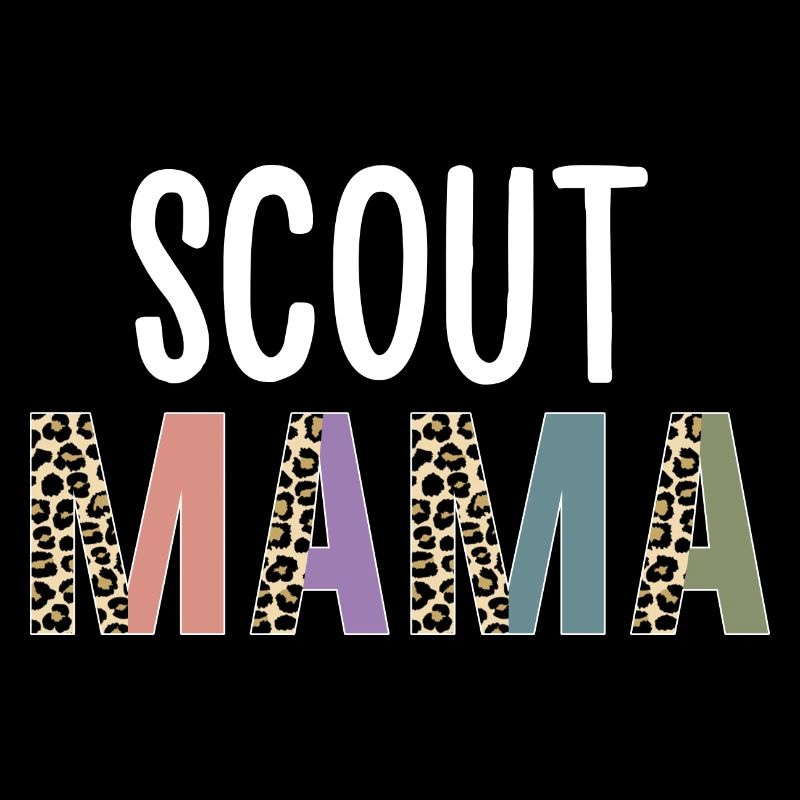 Mama Scouter Scouting Women Gift Funny Scout Mom