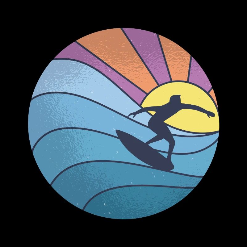 Sun sea surfing