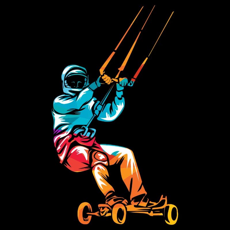 Kite landboarding