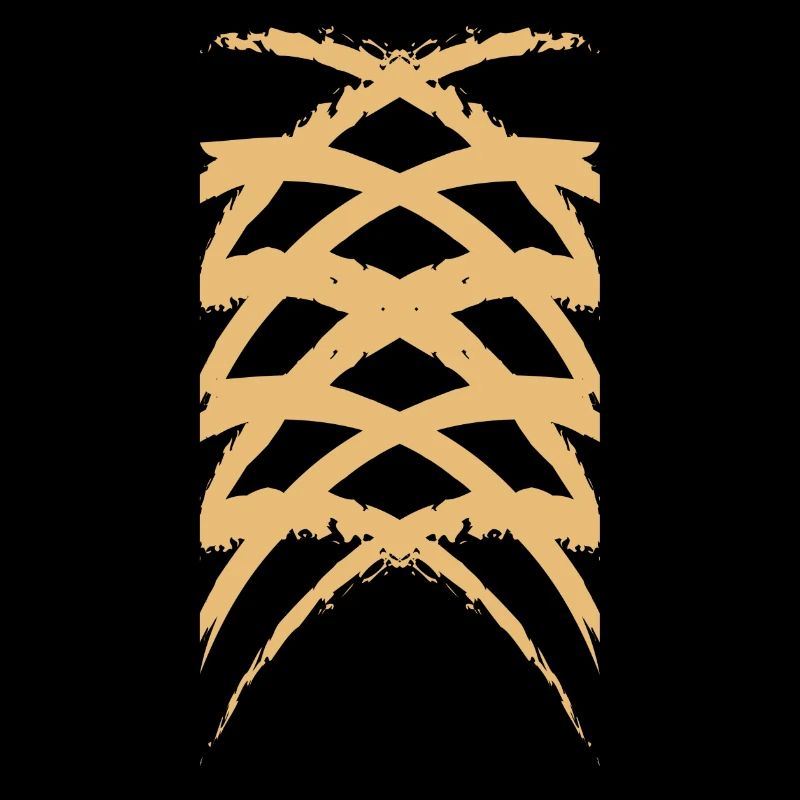 Diamond Art Crossed Pattern woody bones