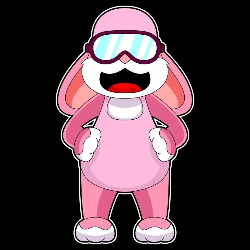 Lunettes de natation pour lapin