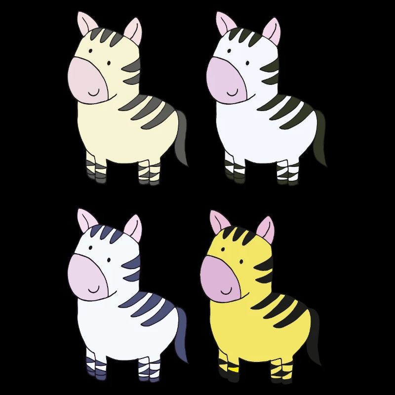 Zebra Colorful