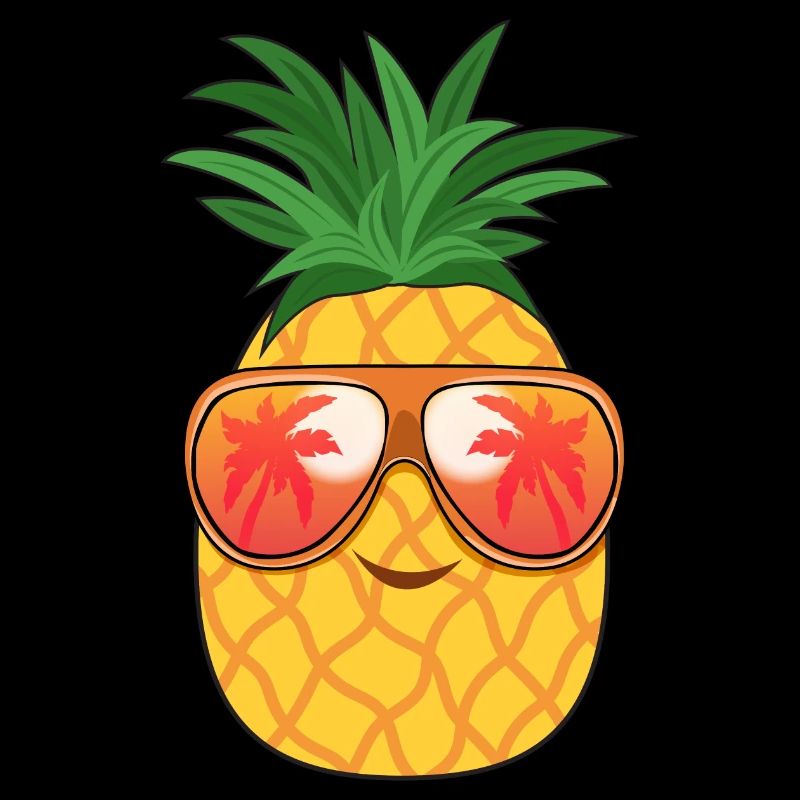 Pineapple sunglasses summer