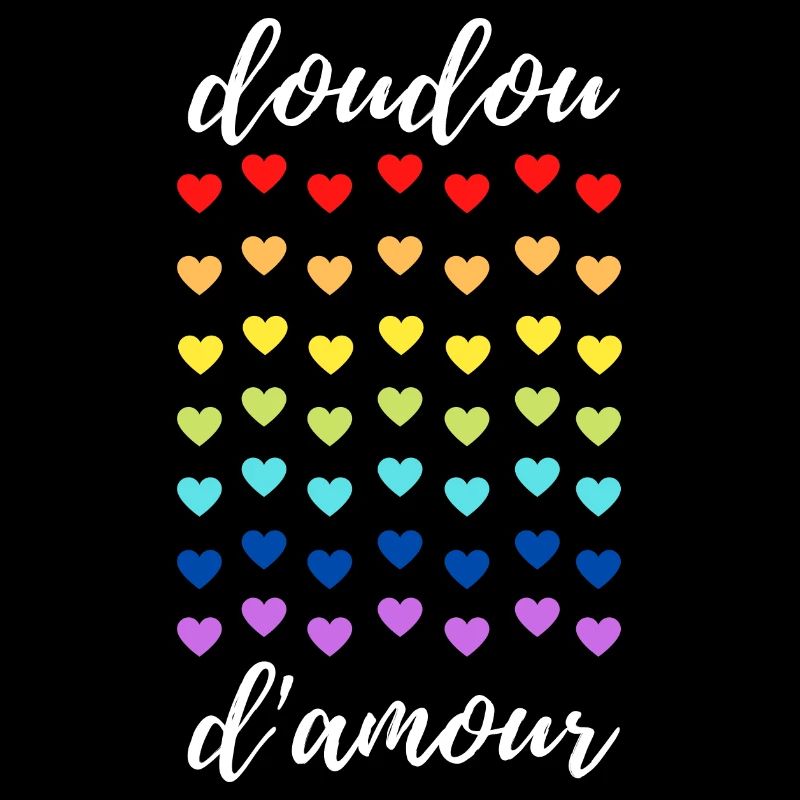 doudou d amour avec des cœurs