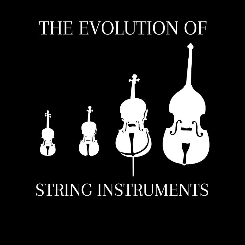 Kontrabass Spruch Streichinstrumente Evolution