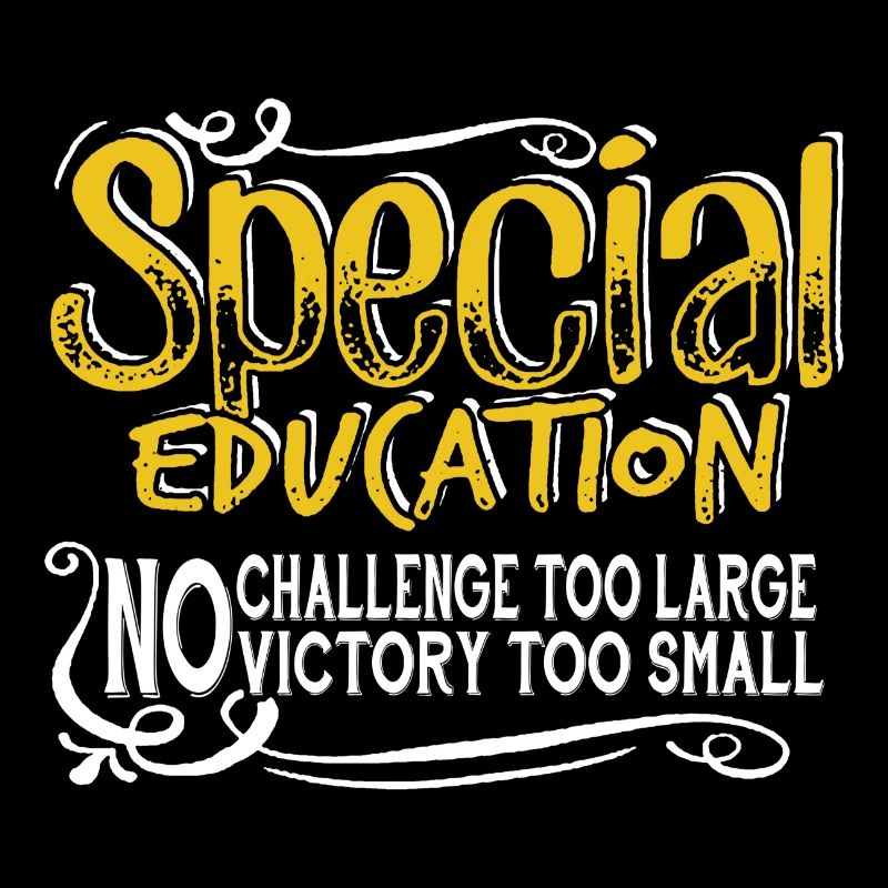 T-shirts de l’éducation de l’enfance en difficulté