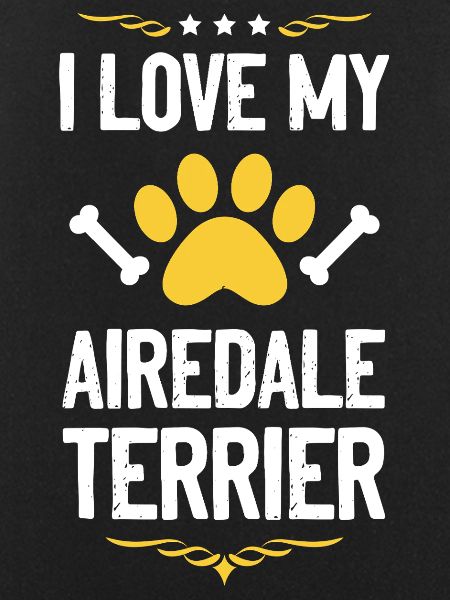 Airedale Terrier Lover Motif