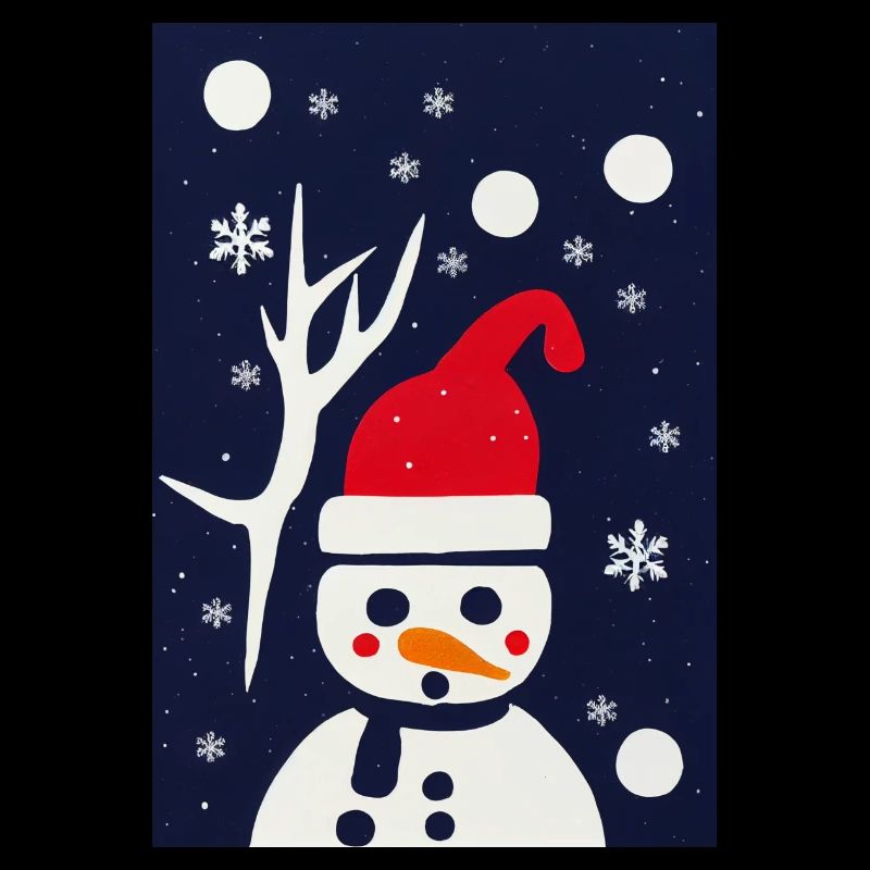 Schneeman Weihnachten