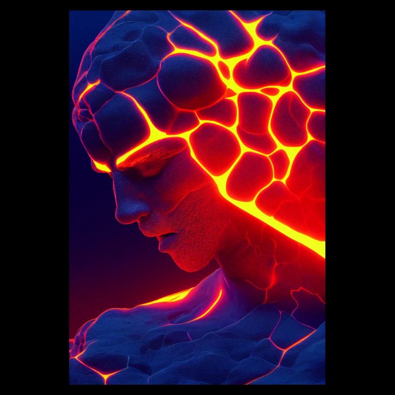 Lava-Mann