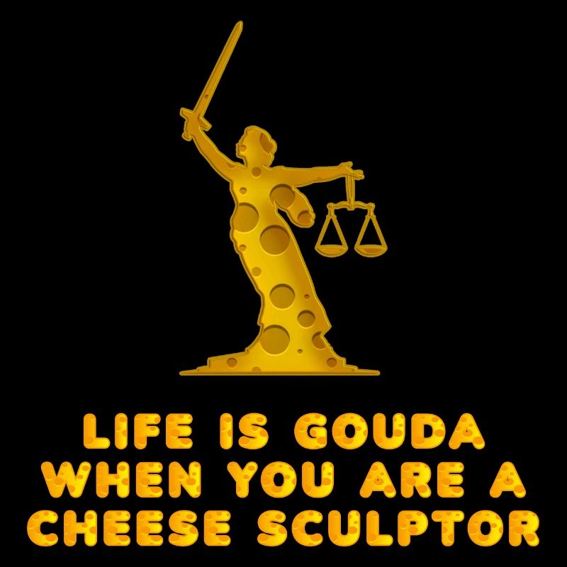 Käse Bildhauer - Gouda, Quark,