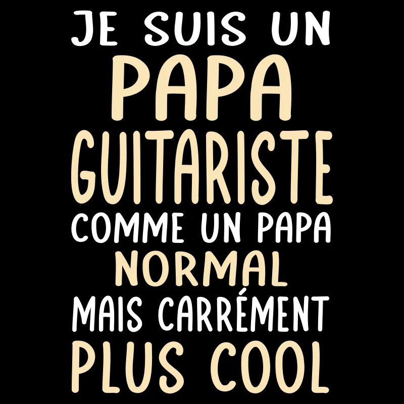 Papa guitariste comme papa normal plus cool