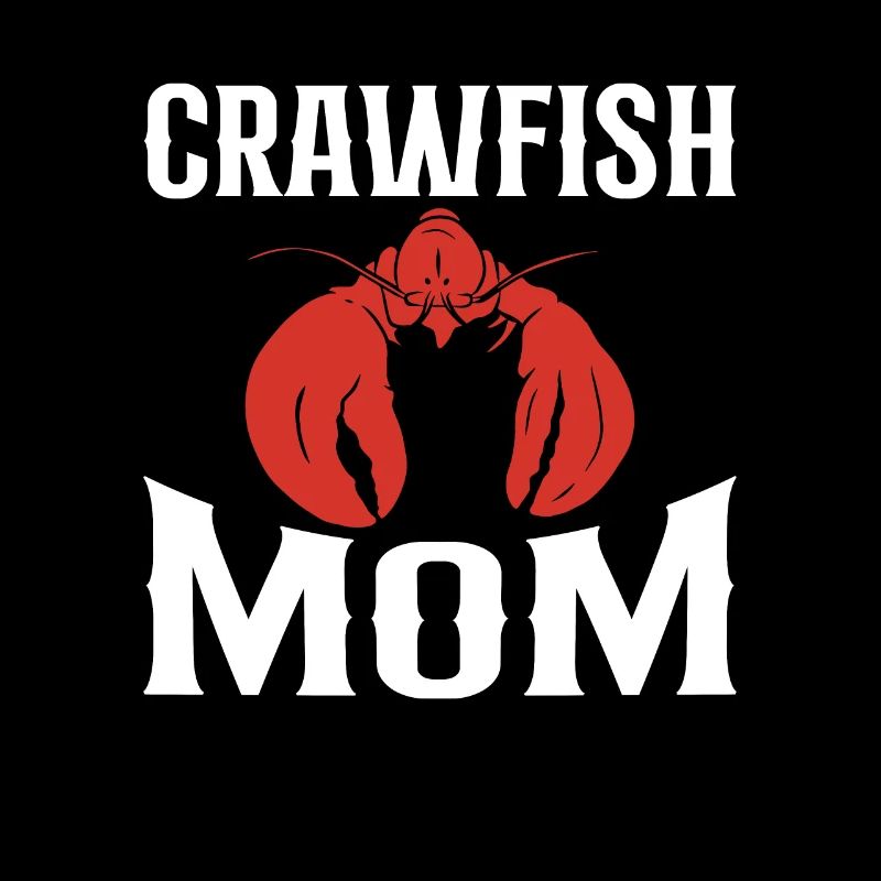 Crawfish Mom Mama Muttertag Shirt