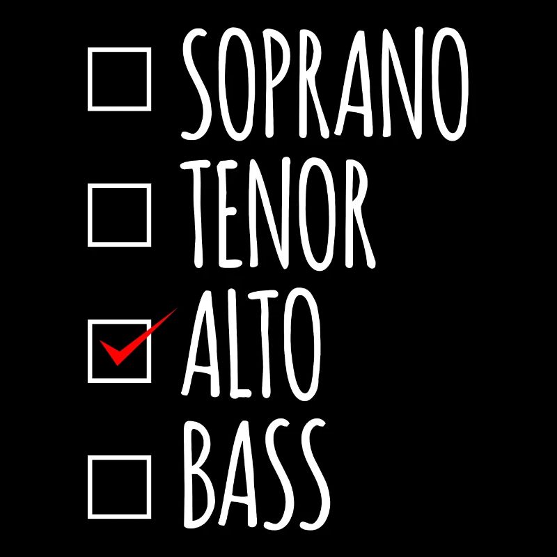 Voix de choeur de basse soprano ténor alto