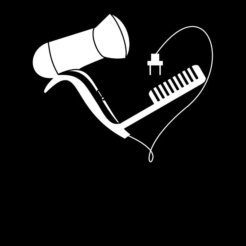 Comb Razor Blade Scissors Barber Shirt