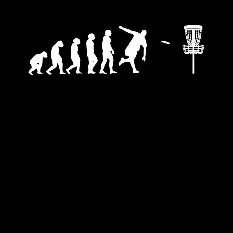 Evolution Disc Golf Spieler Geschenk
