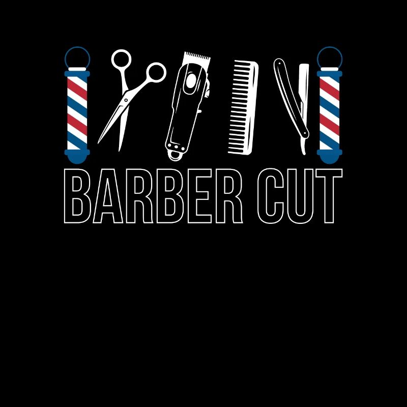 Barber Cut Gift Beard Chemise de coiffeur