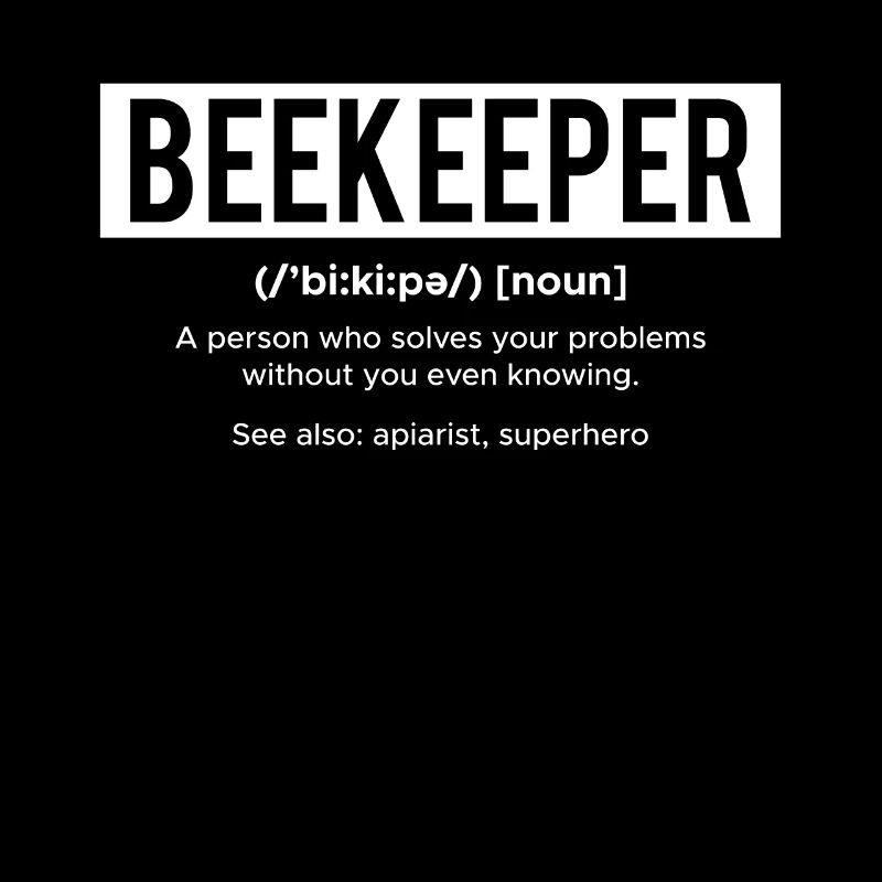 Beekeeper Definition Shirt Geschenk