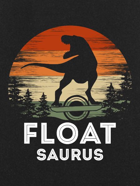 Float Saurus Shirt Geschenk Onewheel
