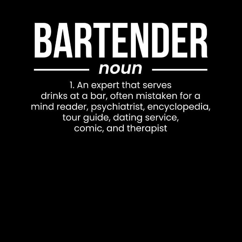 Bartender Definition Shirt Gift