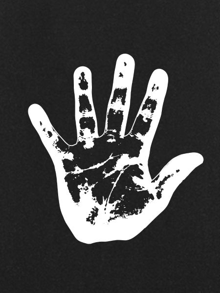 Hand white
