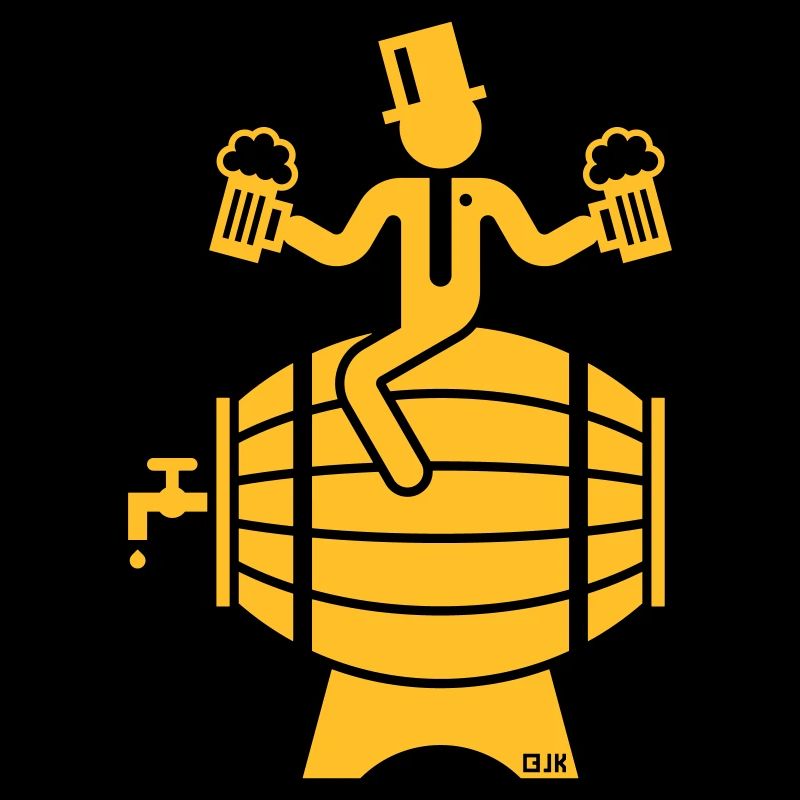 Bräutigam Auf Bierfass (JGA / Bier / Polterabend)