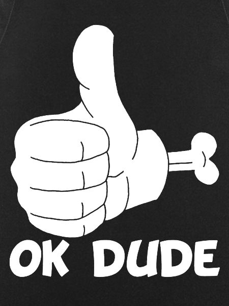 Ok man! (white)