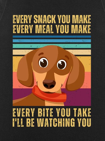 WATCHING DACHSHUND