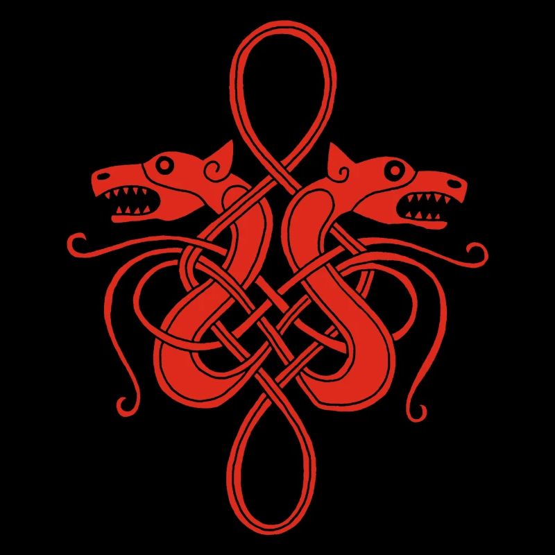 Rote Wikinger-Hydra