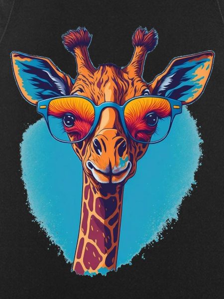 Giraffe with a clear view