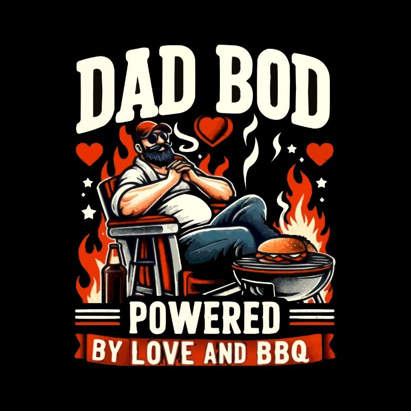 DAD BOD PROPULSÉ PAR L’AMOUR ET LE BBQ