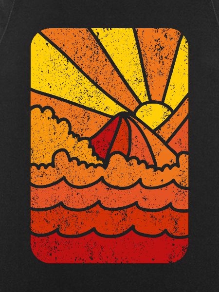 Retro Marine Sunset
