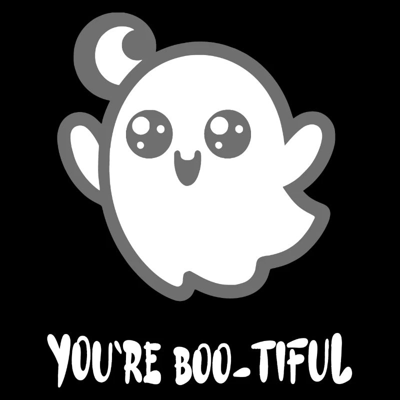 Halloween Ghost Costume BOO-TIFUL Funny Saying