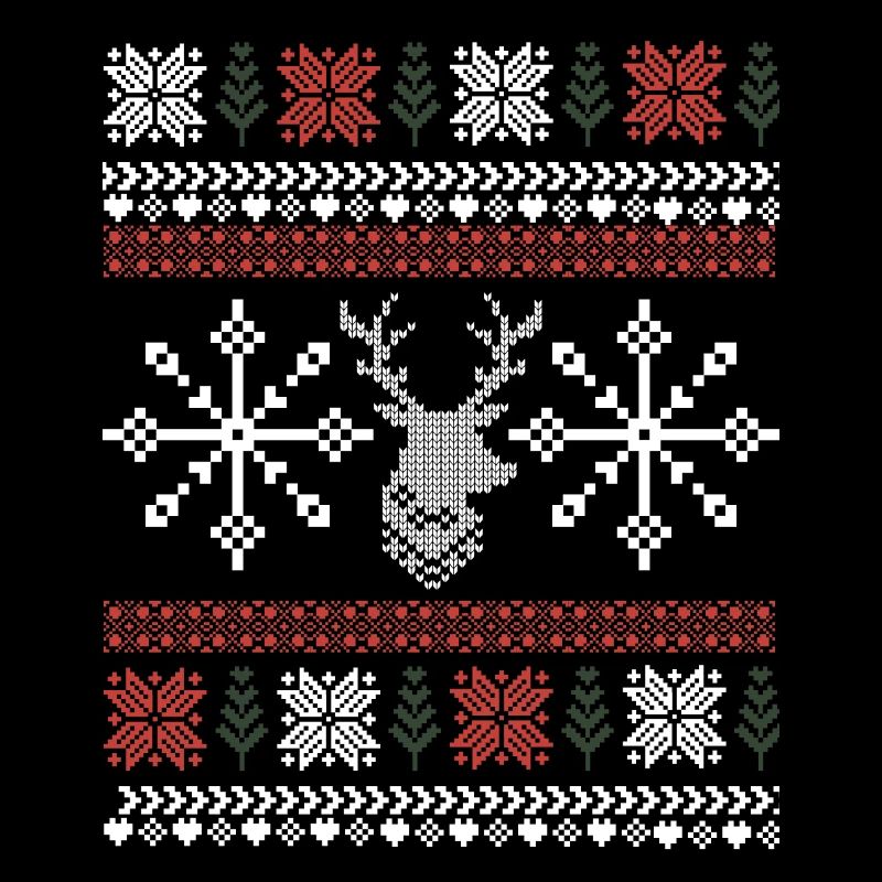 Retro Weihnachtsmuster