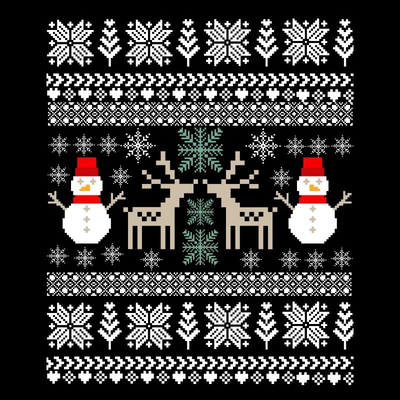 Rétro Noël Pixel