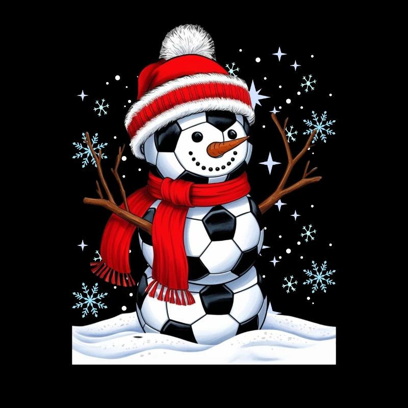 Snowman Soccer Balls