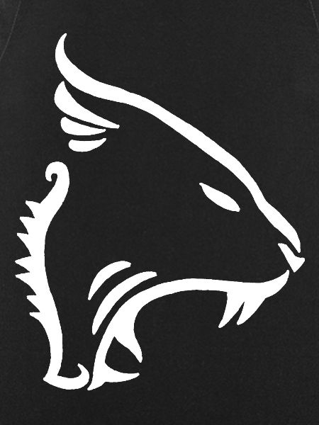 White Minimalist Lion