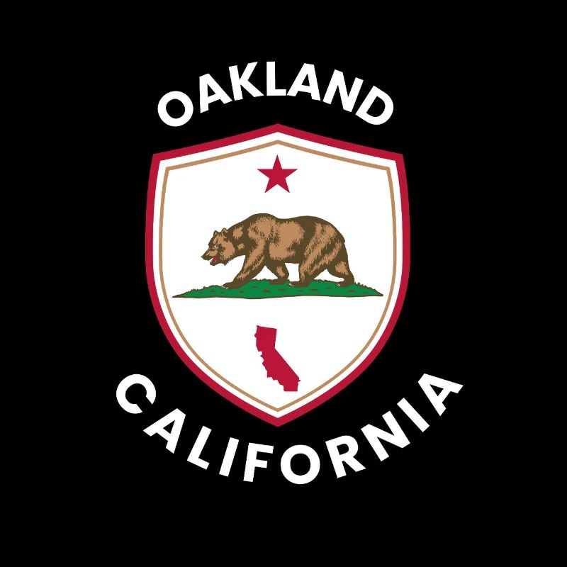 Oakland Bear Flag Emblem