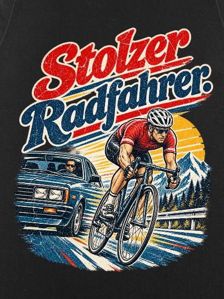 Stolzer Radfahrer Geschenkidee