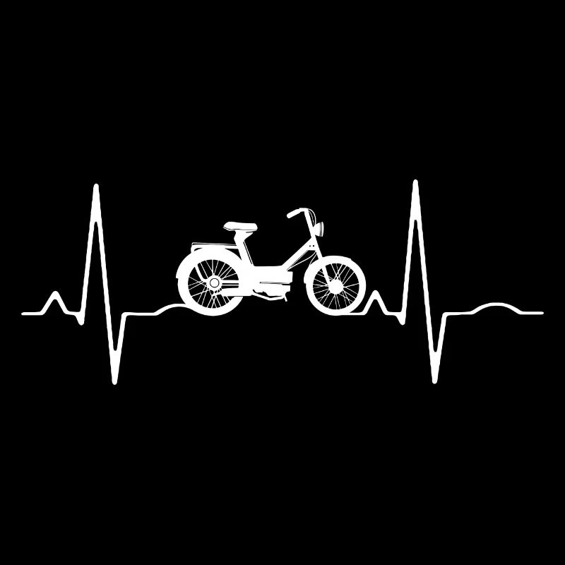 Cool Retro Mofa Cadeau 2 Takter Mokick Moped