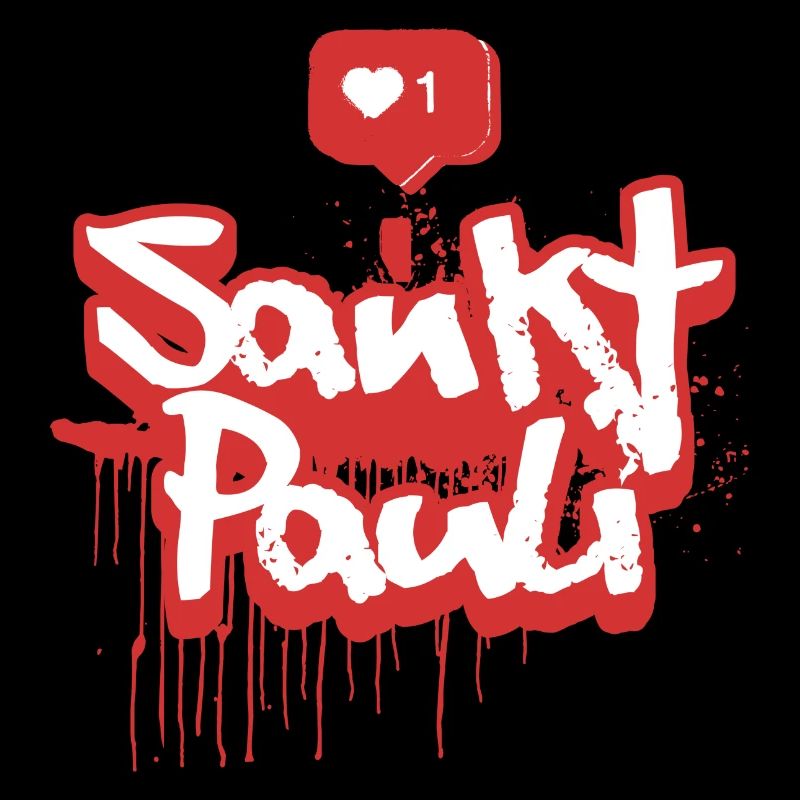 St Pauli Graffiti Spray Souvenir Hambourg St. Pauli