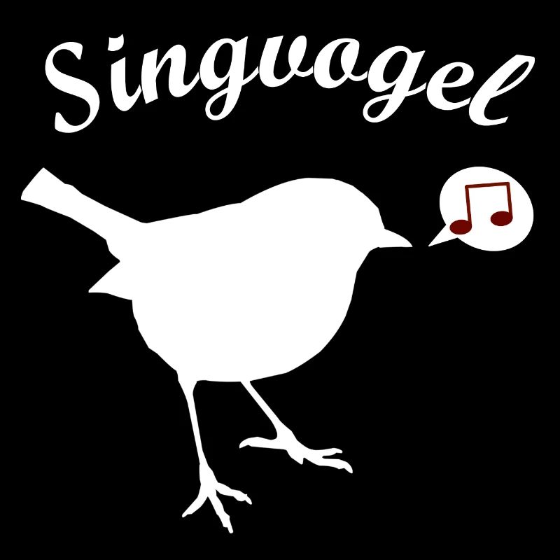 Singvogel - Spatz Singen Chormitglieder Chormusik