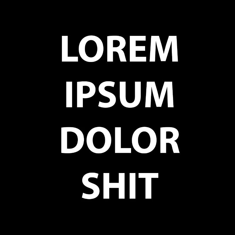 Lorem Impsum Dolor Shit - Chemise de professeur